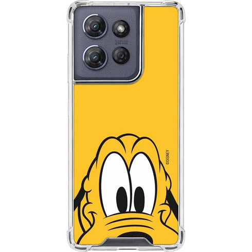 Disney Friends Pluto Up Close Moto G Play 5G (2025) Clear Case